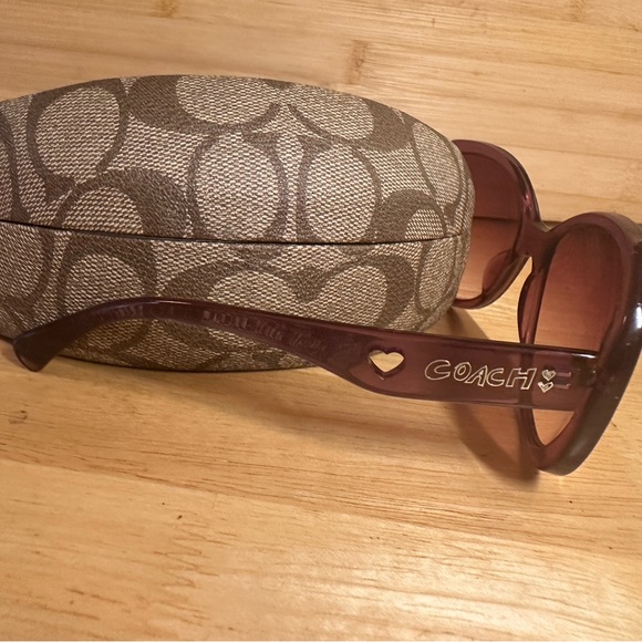 Coach Sunglasses - Purple Sunglasses - Picture 7 of 7